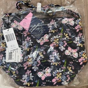 Vera Bradley Bucket Crossbody in Bloom Boom Navy